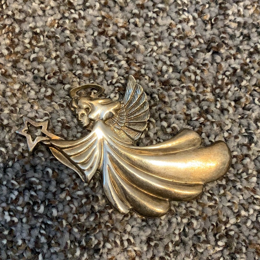 Silver Angel Ornament